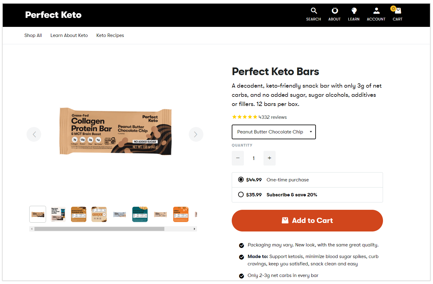 product description SEO example